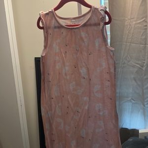 Pink pj dress